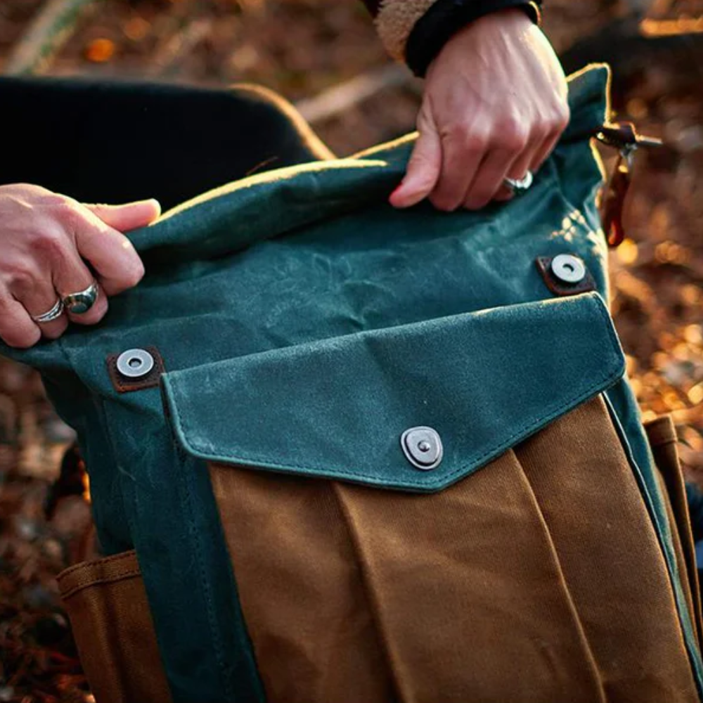 NARIK - 瓦克帆布卷頂背包