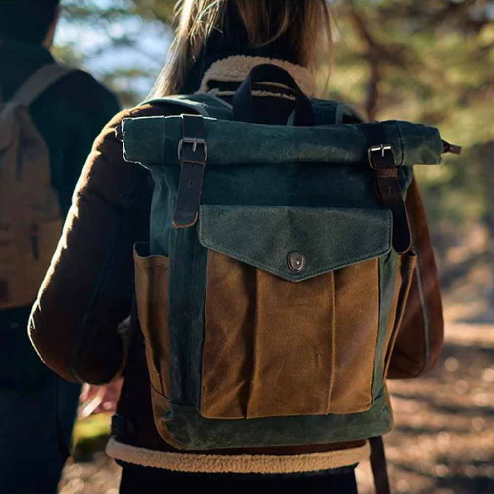 NARIK - 瓦克帆布卷頂背包