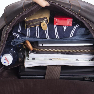 ROYA - 皮革工作背包