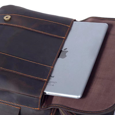 ROYA - 皮革工作背包