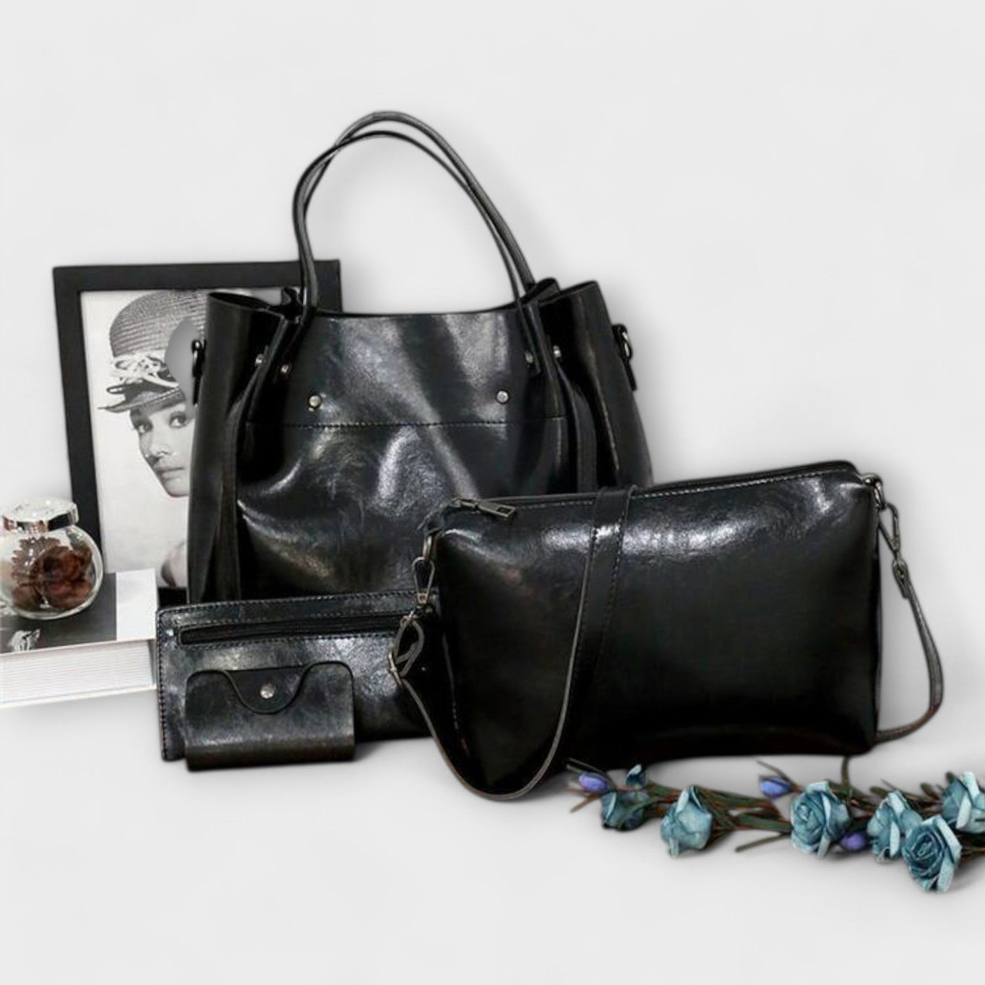 Isolde - Four-piece vintage bag set