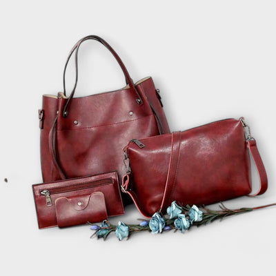 Isolde - 4-Piece Vintage Bag Set