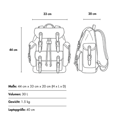 Varden - Vintage Adventure Backpack