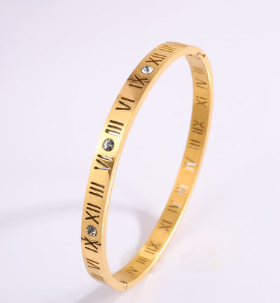 Titanium bracelet (Roman numerals)
