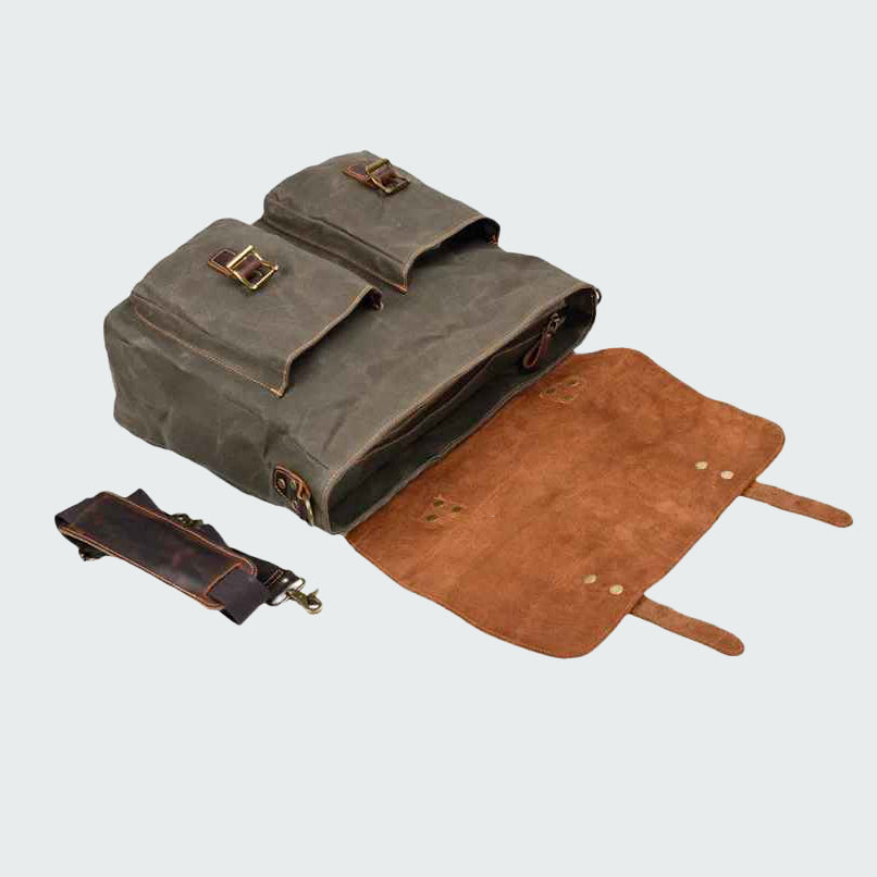 復古帆布郵差包 | Rheinhart