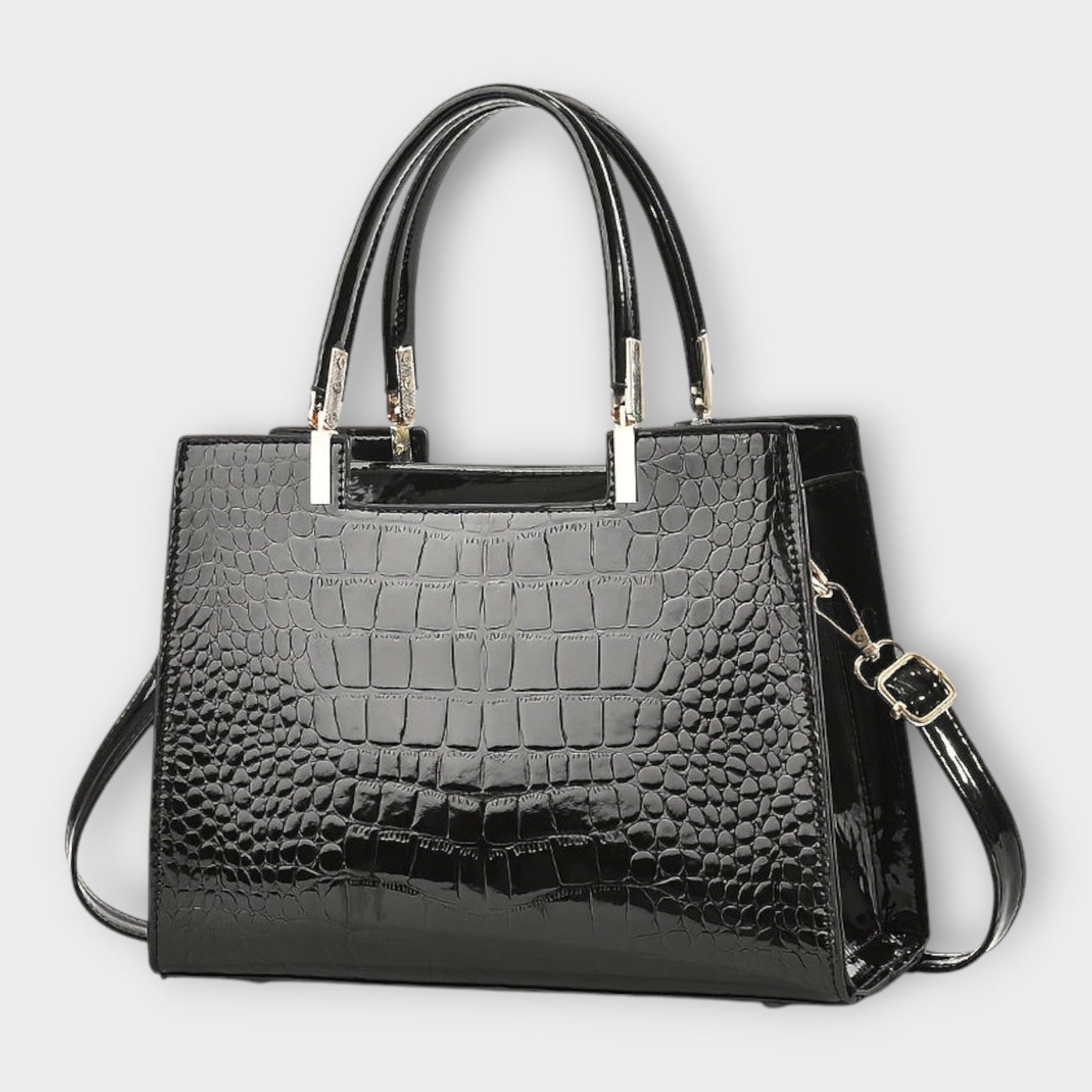 Madison - Smooth Croc Tote