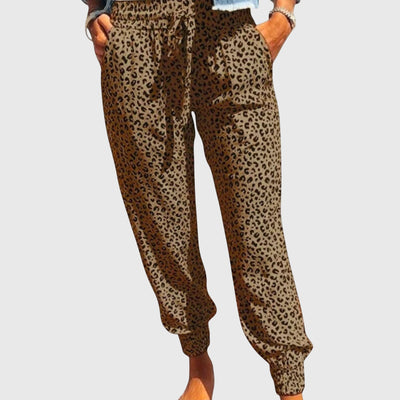 Feli - Wide-Leg Lion Pants
