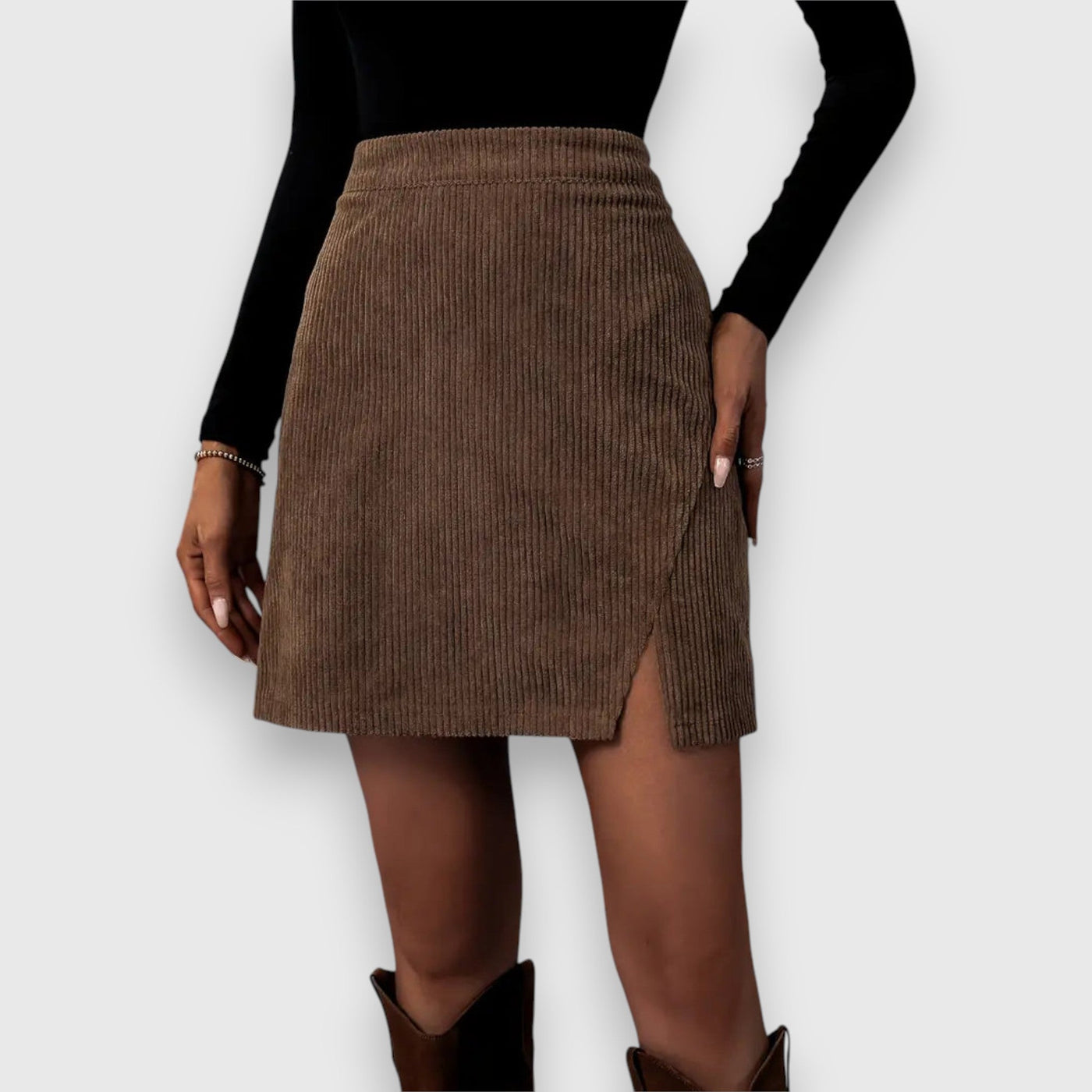 Noelia – Suede Skirt