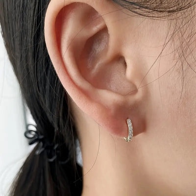 海岸風格金色垂墜耳環