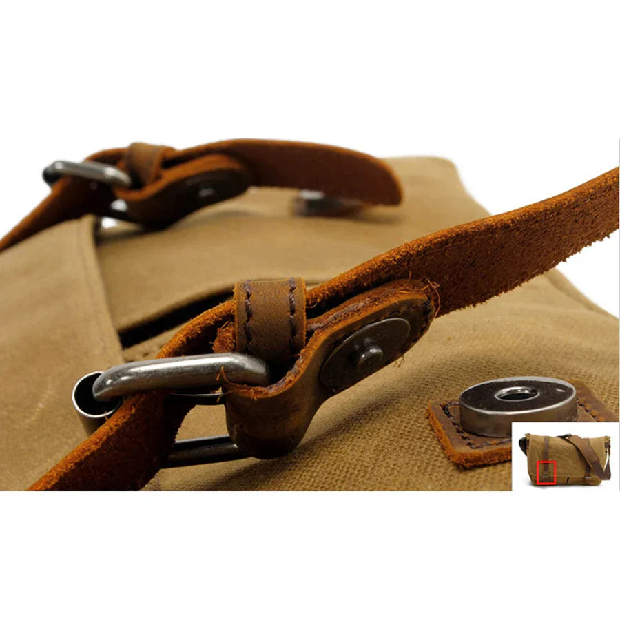 帆布筆記型電腦郵差包 | 芝加哥