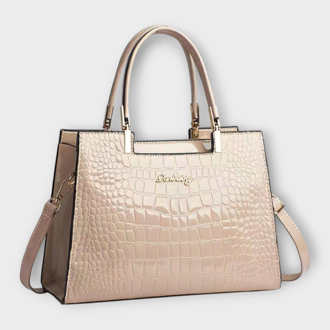 Madison - Smooth Croc Tote