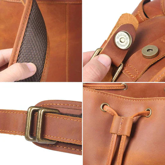 皮革旅行背包 – Klaus