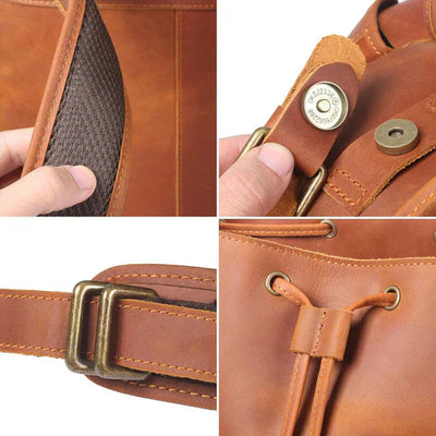 皮革旅行背包 – Klaus