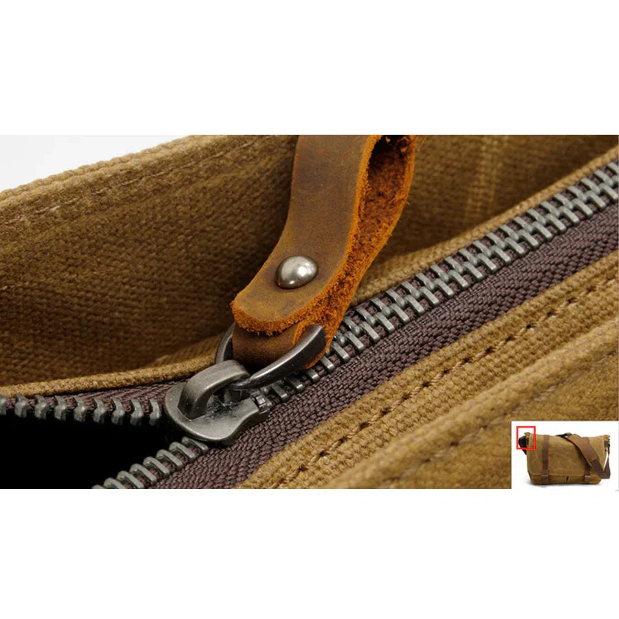 帆布筆記型電腦郵差包 | 芝加哥